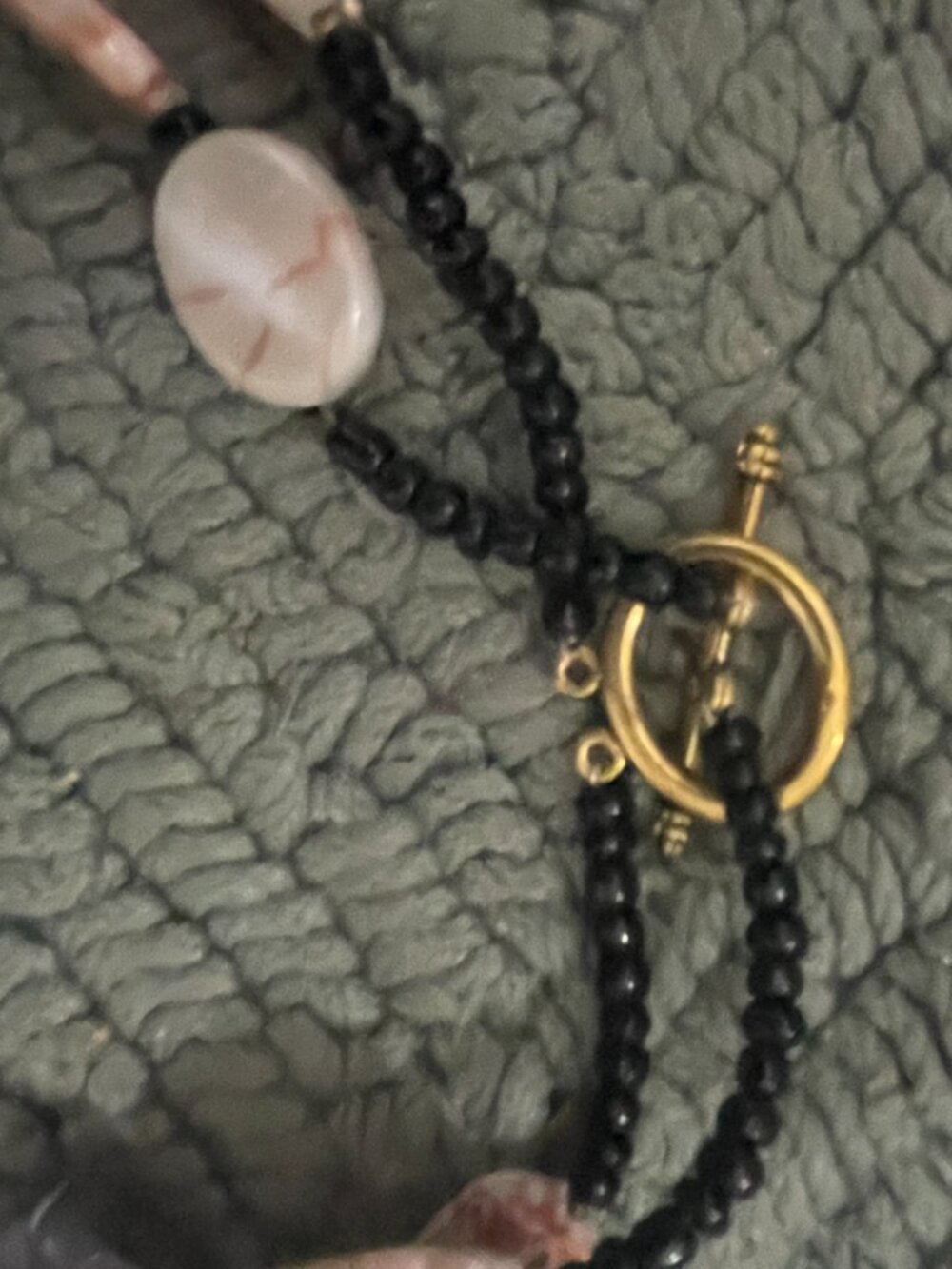 Agate Stone Necklace 20 inch 219.7 grams - Picture 7 of 7